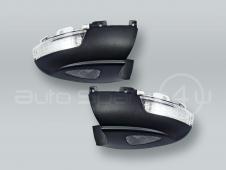 Door Mirror Turn Signal Lamps with Courtesy Lights PAIR fits 2009-2017 VW Tiguan