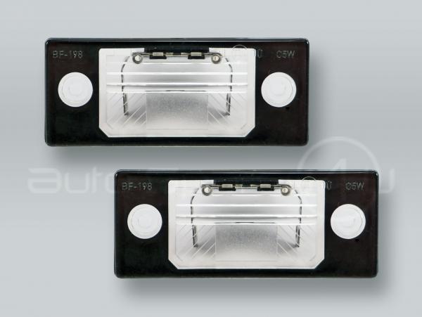 1J5943021D Rear License Plate Light PAIR fits VW Touareg Tiguan Passat Jetta