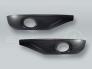 Front Bumper Fog Light Grille PAIR fits 2011-2014 VW Touareg