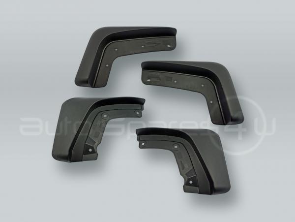 Front and Rear Mud Flaps Splash Guards 4pcs Set fits 2003-2014 VOLVO XC90